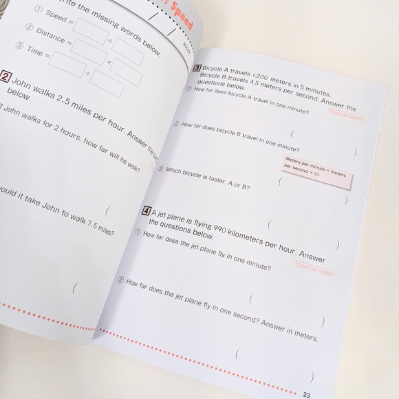 Kumon Math Tutor Focus on Speed, Ratio, Proportion New - Picture 5 of 7